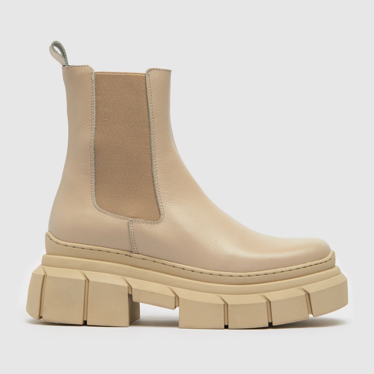 Schuh Amalfi – Naturfärgade grova chelsea-stövlar