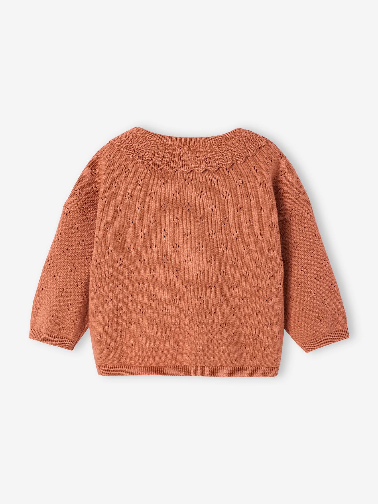 Vertbaudet Baby Strickjacke Oeko-Tex - pekannuss