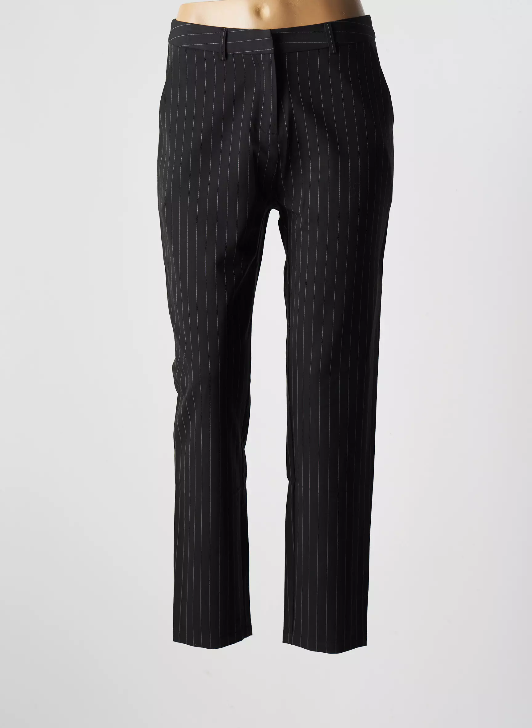 La Petite Etoile Pantalons Droits Femme couleur noir
