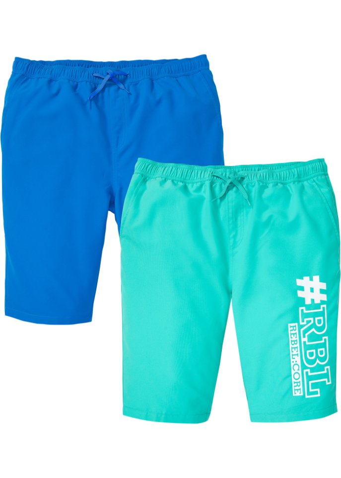 Strand-Shorts (2er Pack) aus recyceltem Polyester