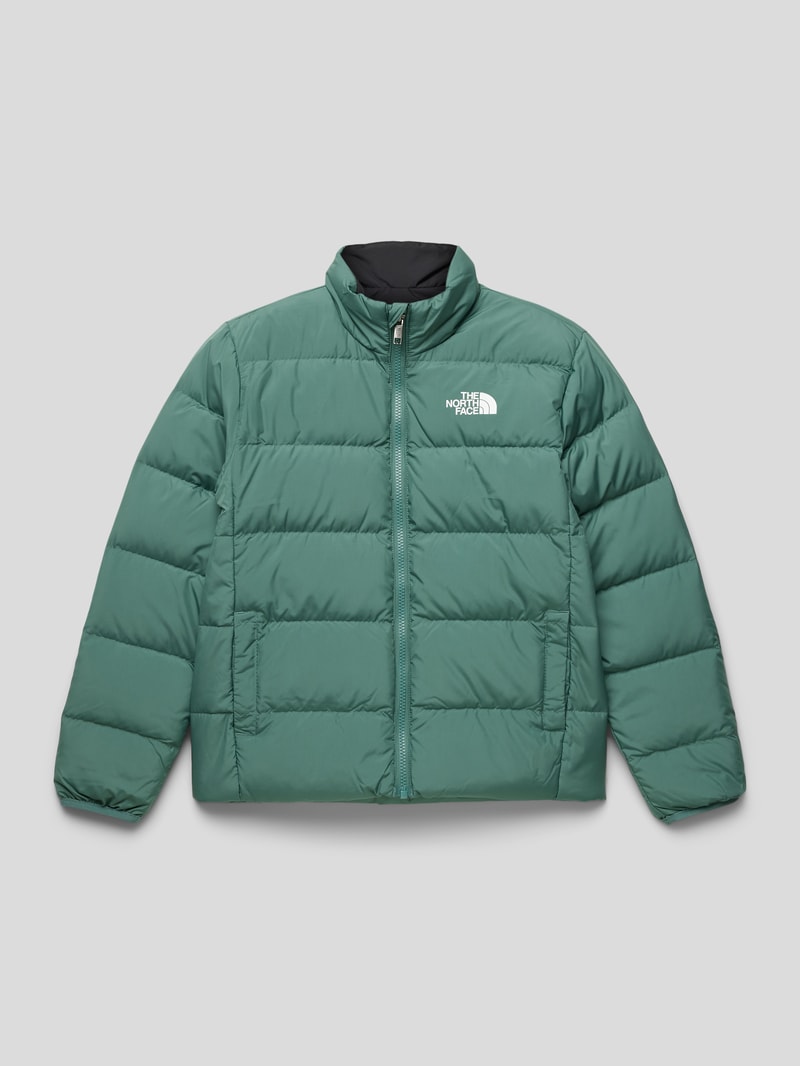 Daunenjacke mit Wendefunktion in schilf