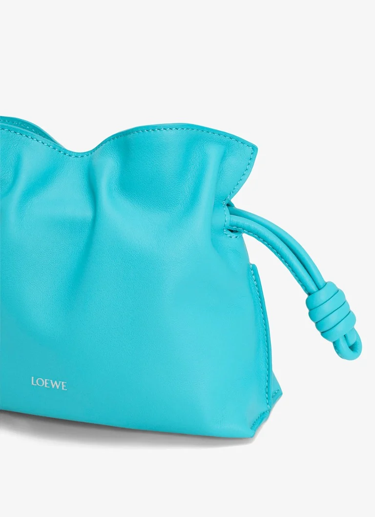 LOEWE Flamenco Mini clutch laget av kalveskinn