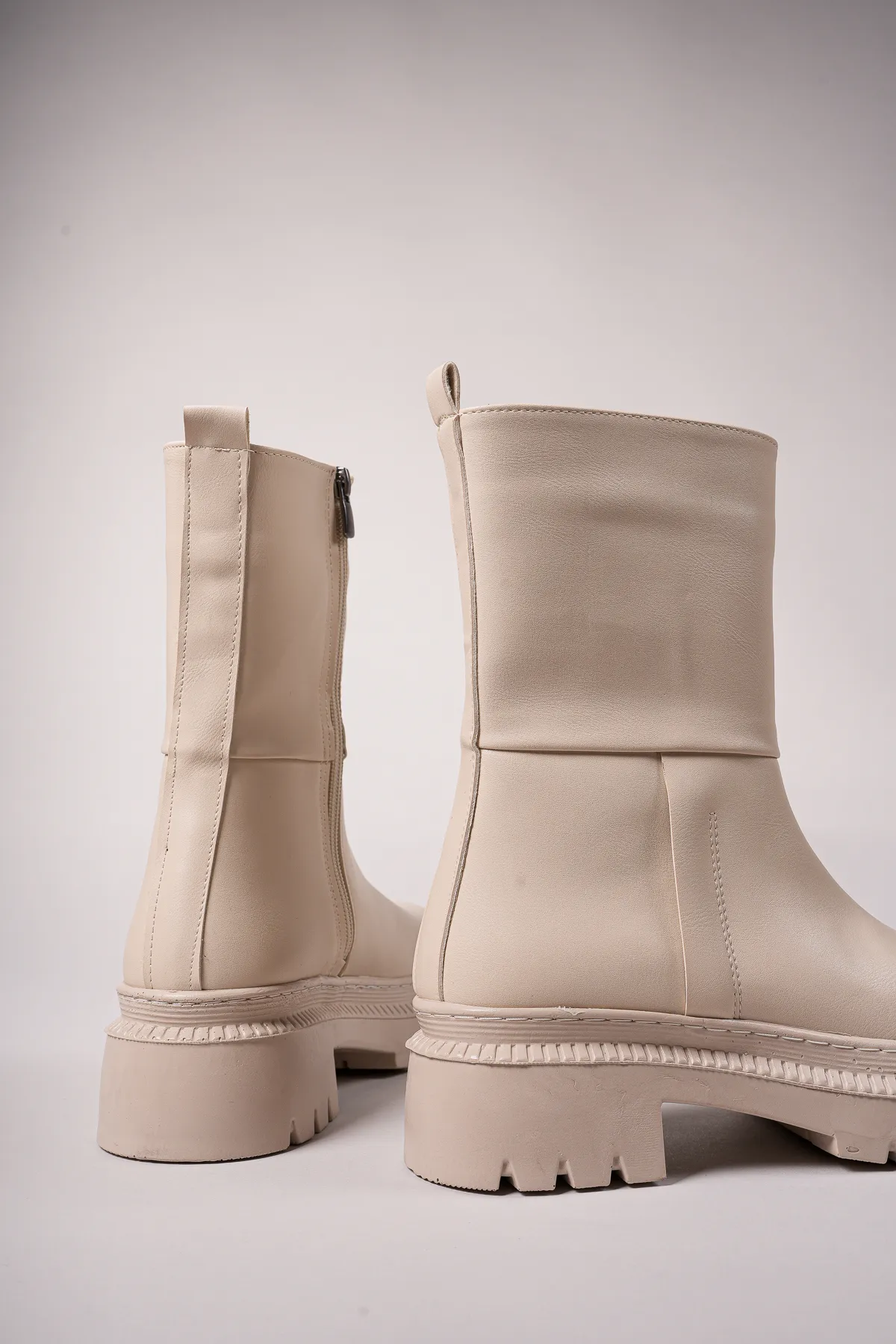 Riccon  Ectheleth Damenstiefel 00121403 Beige Leder