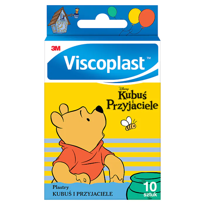 Curativos Viscoplast Winnie the Pooh e Amigos, para crianças