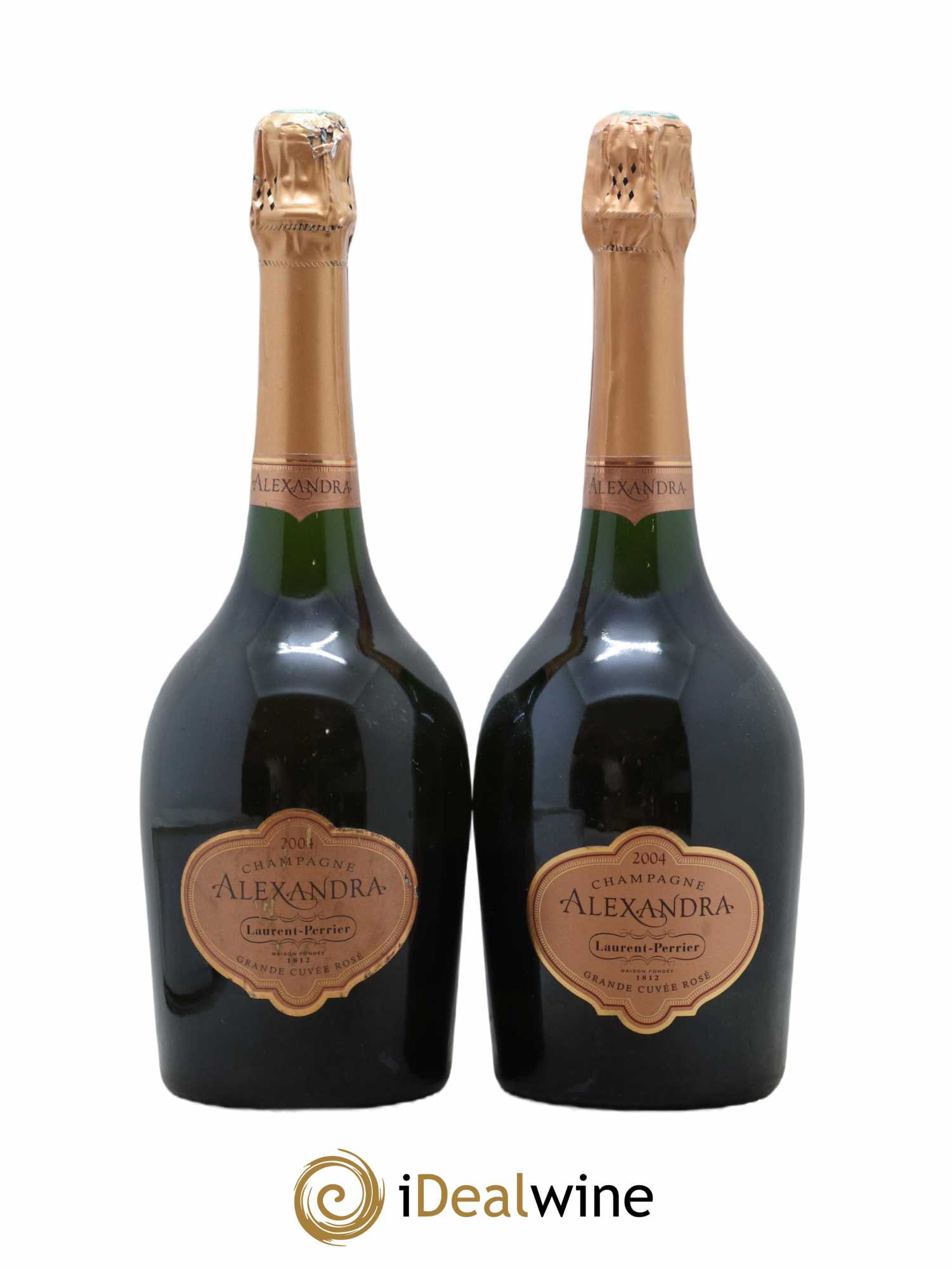Cuvée Alexandra Laurent Perrier  2004 - Lot de 2 Bouteilles