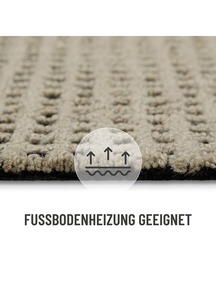Wecon Home Läufer Hamptons TWENTYNINE in sandbeige-schwarz günstig kaufen
