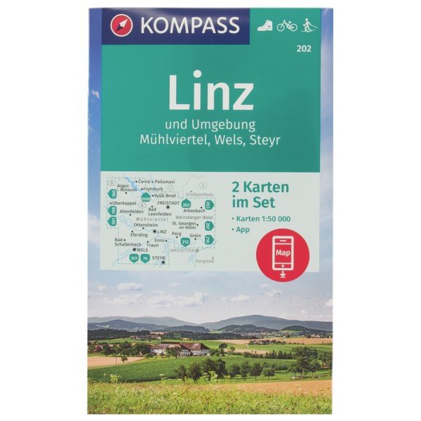 Kompass - Linz und Umgebung Mühlviertel - Wanderkarte