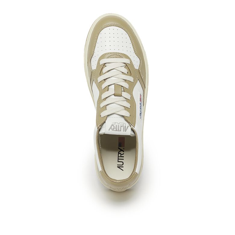 Autry Medalist Low WB31 leat/leat wht/mud