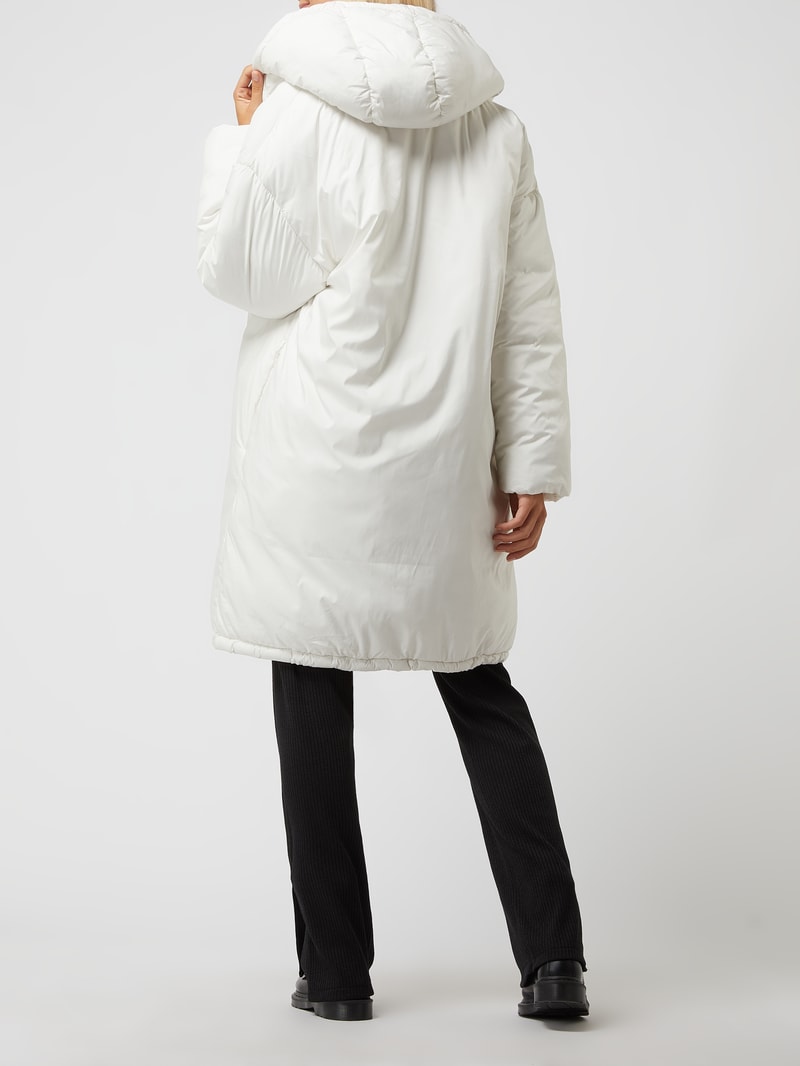 Oversized Mantel mit Wattierung - Karo Kauer X P&C - Exklusiv bei uns in ecru