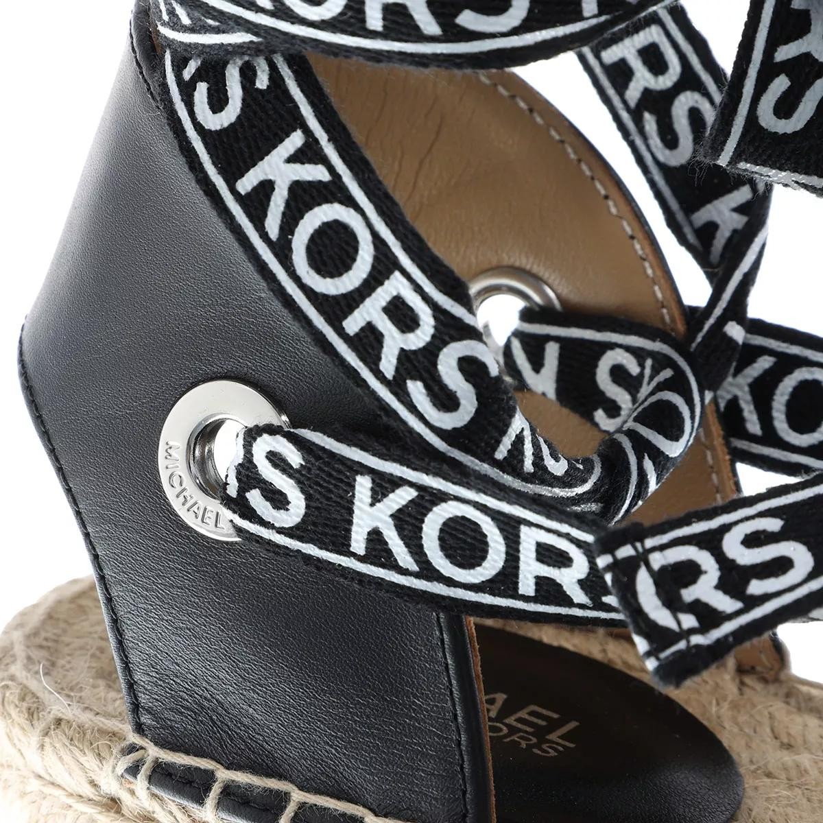 MICHAEL KORS Komfort Slipper schwarz Espadrille
