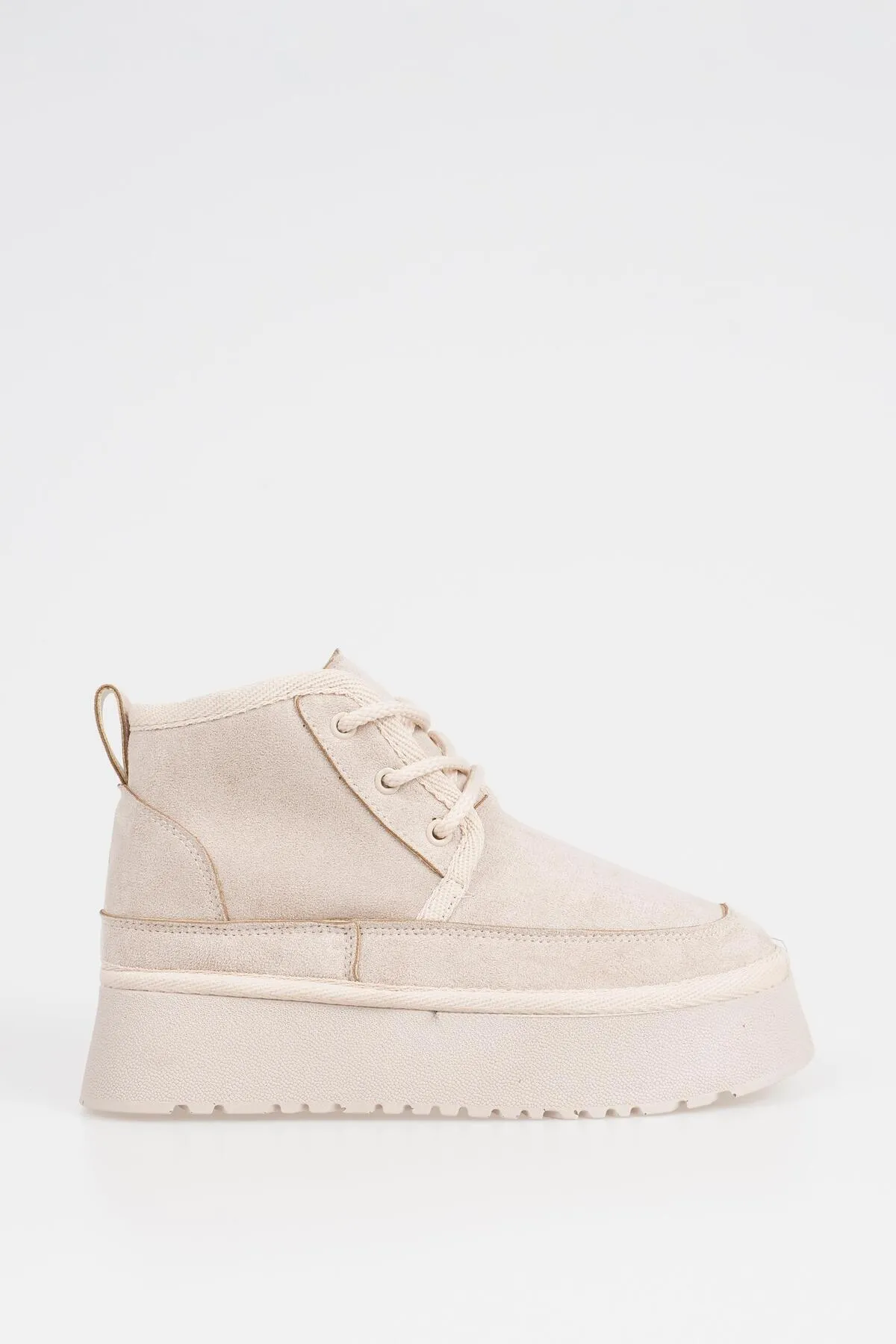 CZ London  Kurze Schnürstiefel für Damen mit hoher Sohle