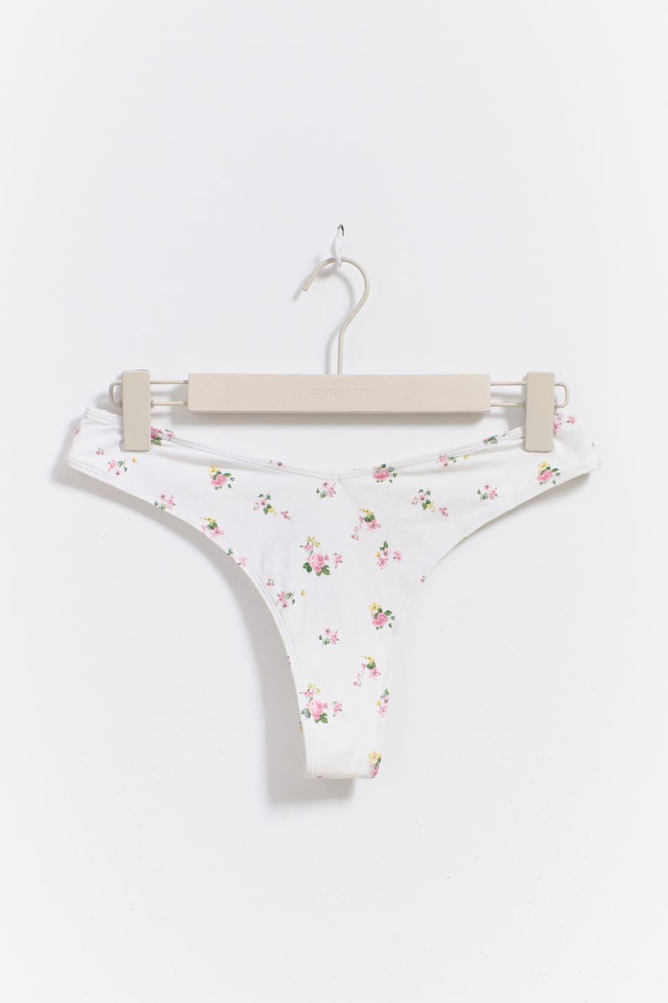 V-shaped cotton thong