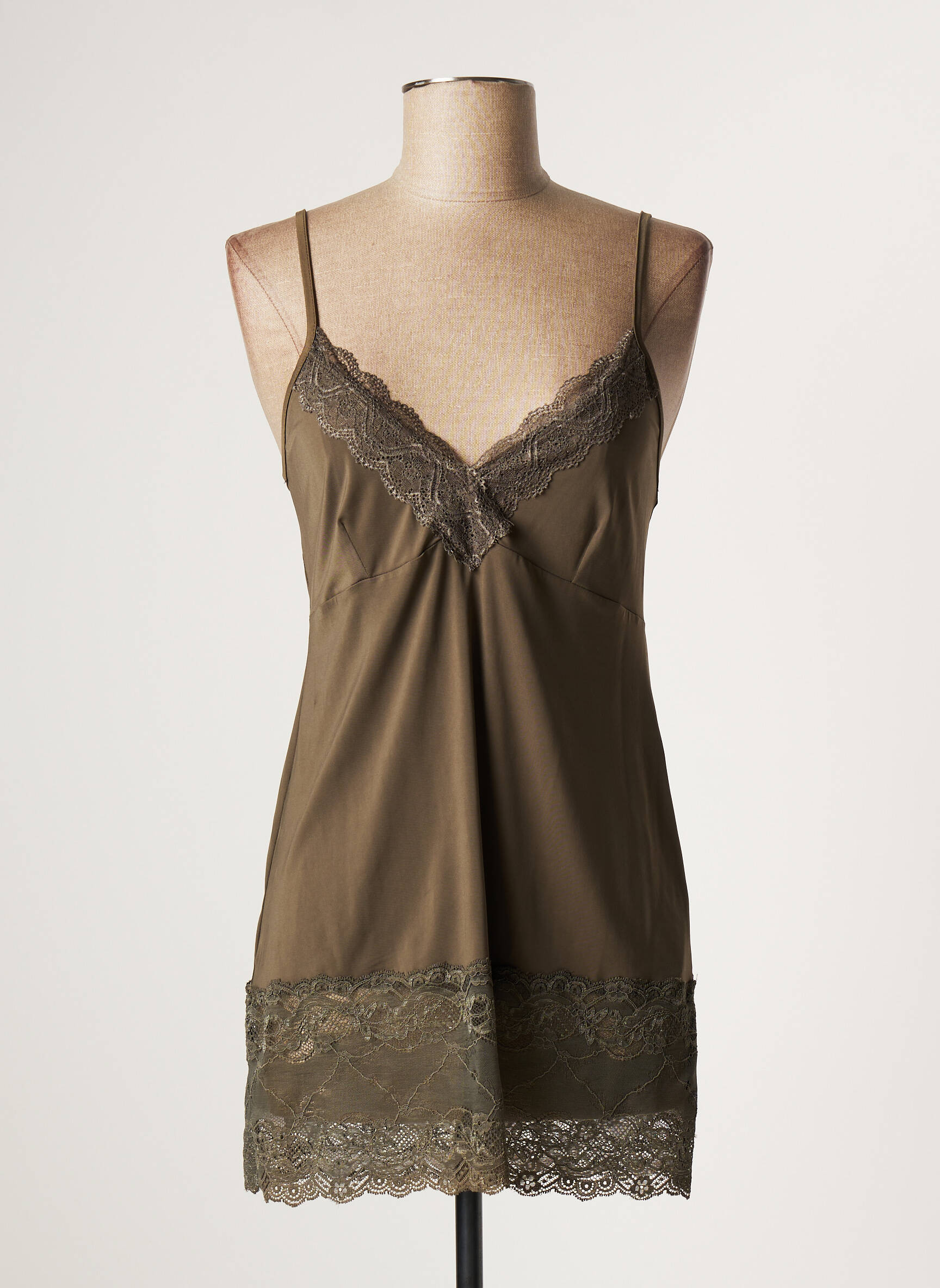 Lauren Vidal Tuniquemanchelongue Femme couleur vert