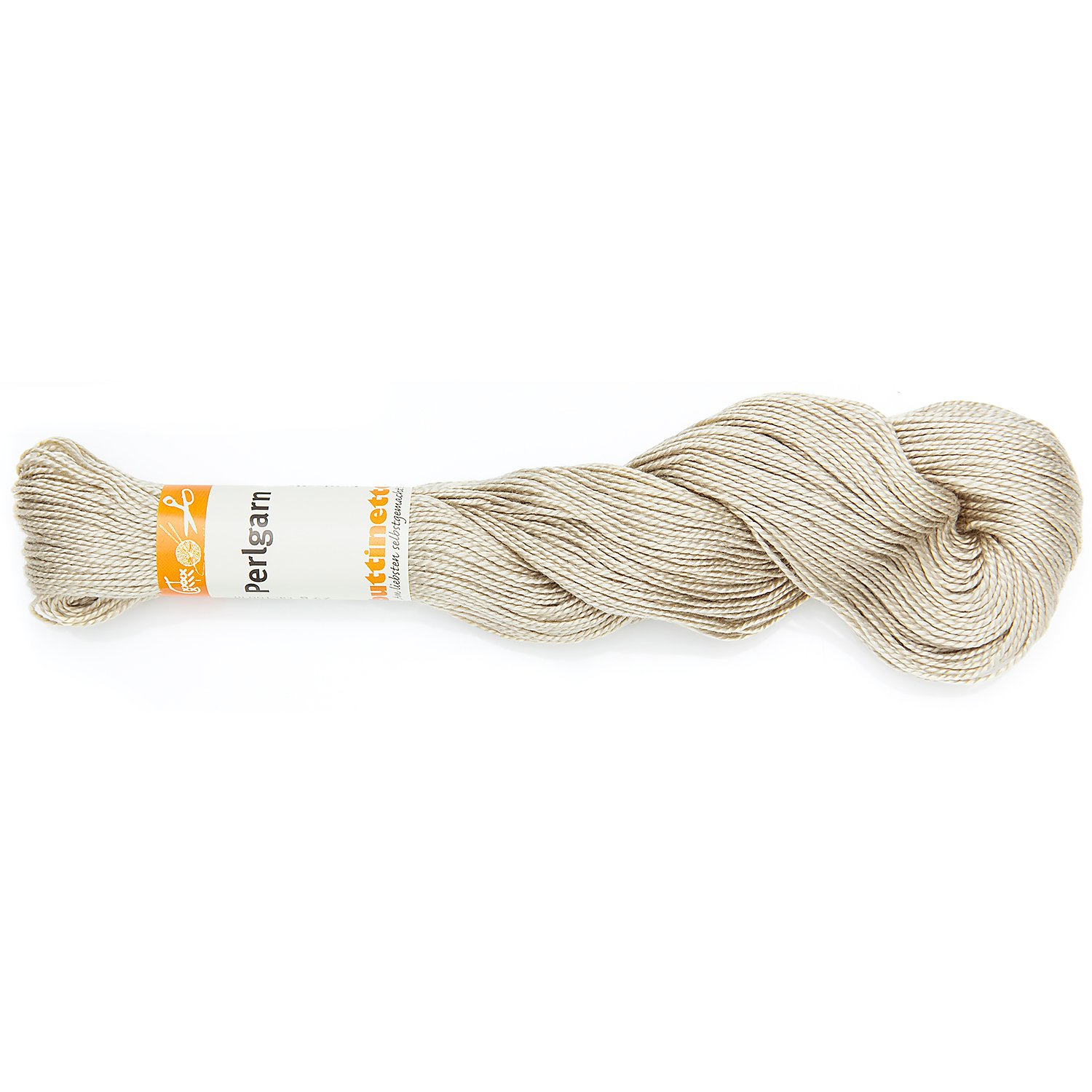 buttinette Perlgarn, sand, 25g-Strang