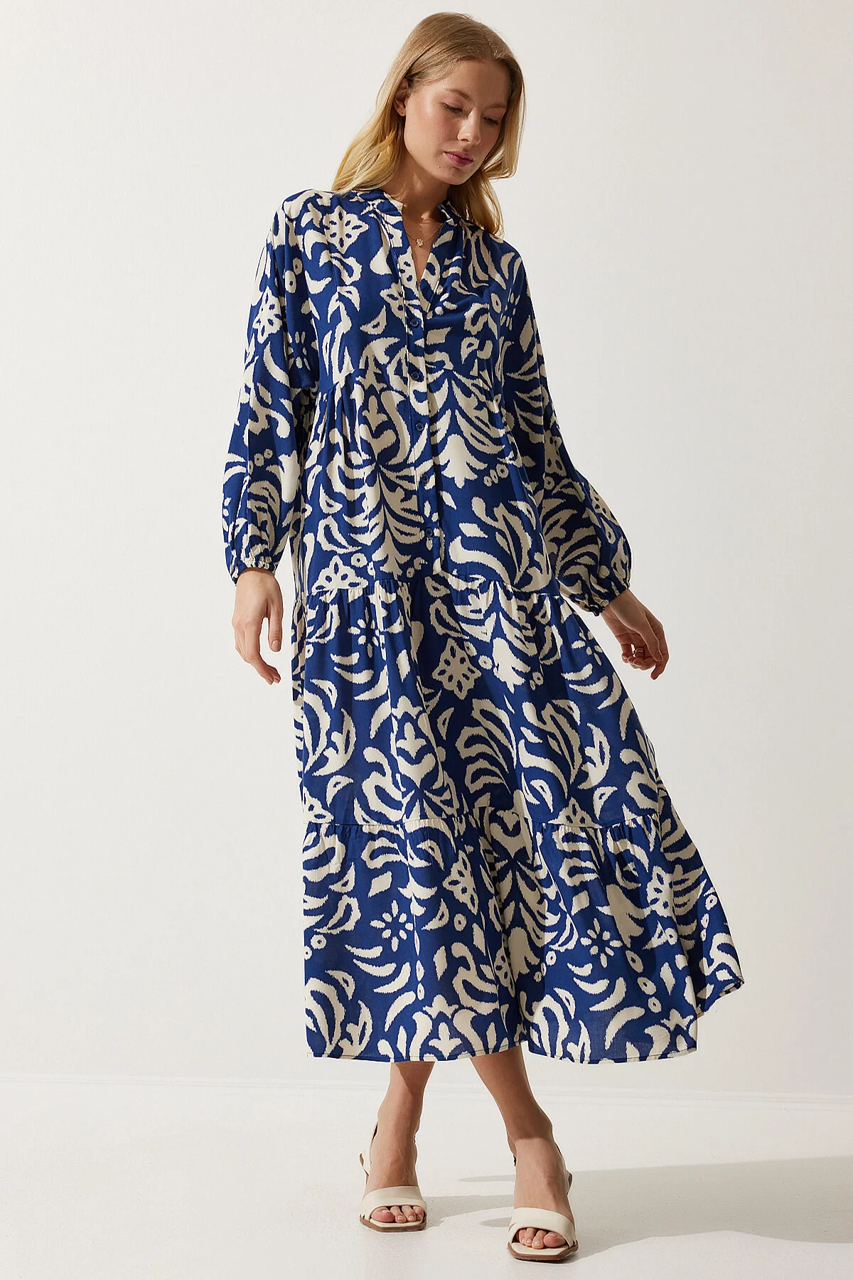 Happiness İstanbul  Kleid - Dunkelblau - A-Linie