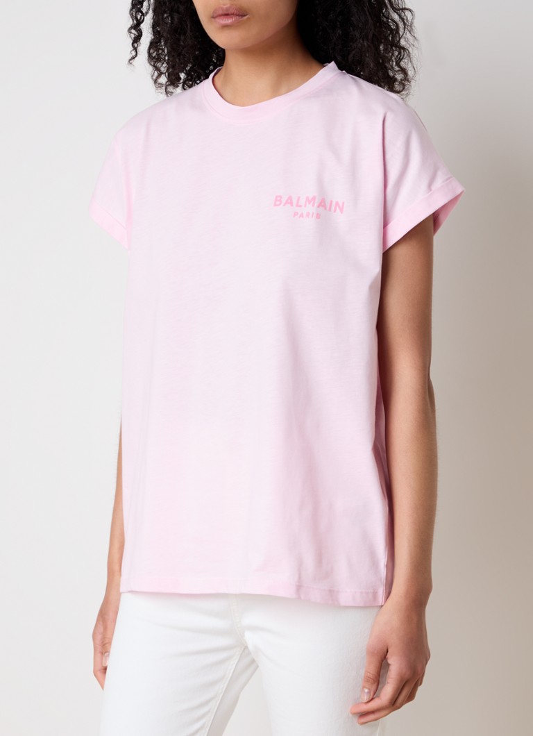 Balmain T-krekls ar logotipu