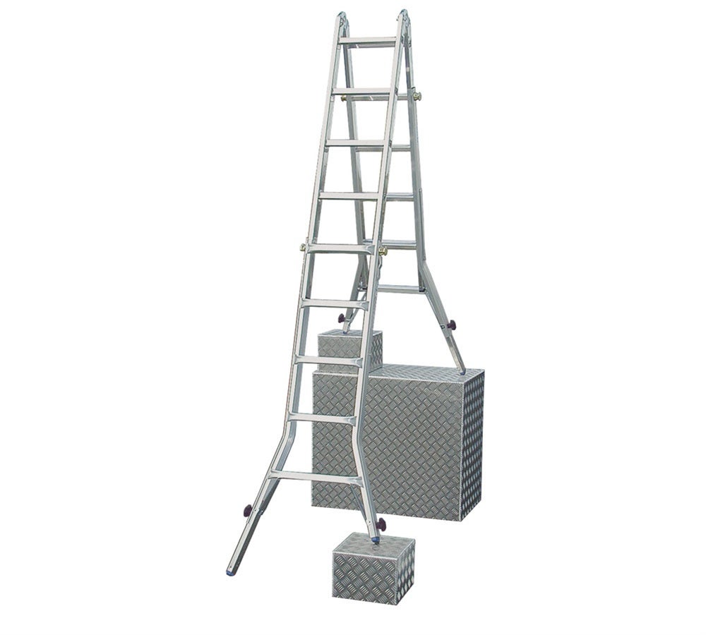 KRAUSE STABILO Gelenk-Teleskopleiter (Aluminium)