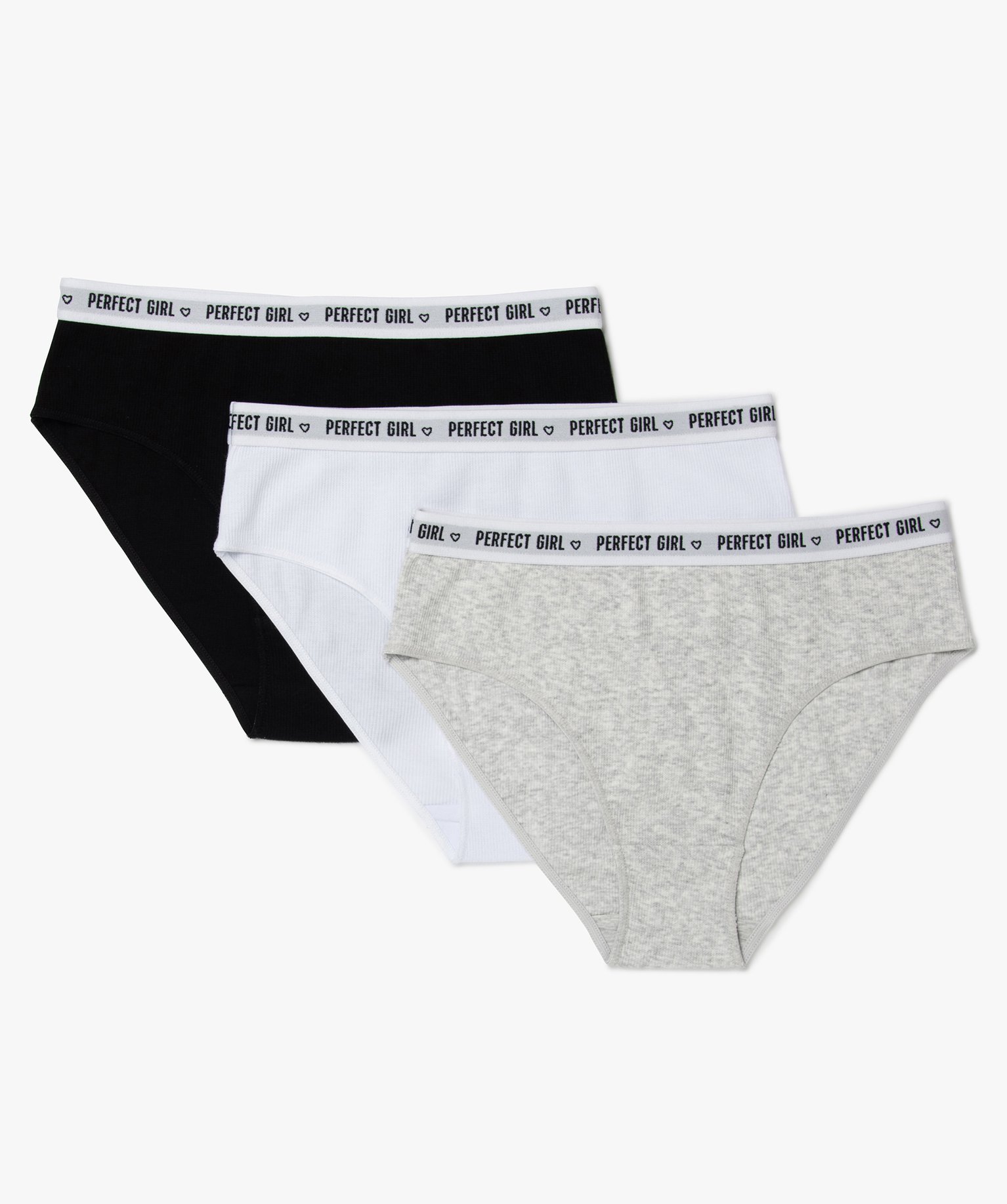 Culotte en maille ctelée avec ceinture imprimée fille (l... multicolore | GEMO