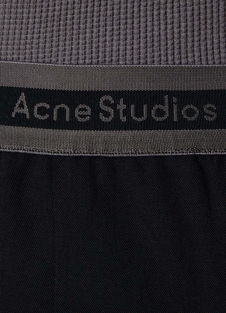 Ψηλόμεσο παντελόνι Acne Studios με φαρδιά εφαρμογή και πλαϊνές τσέπες
