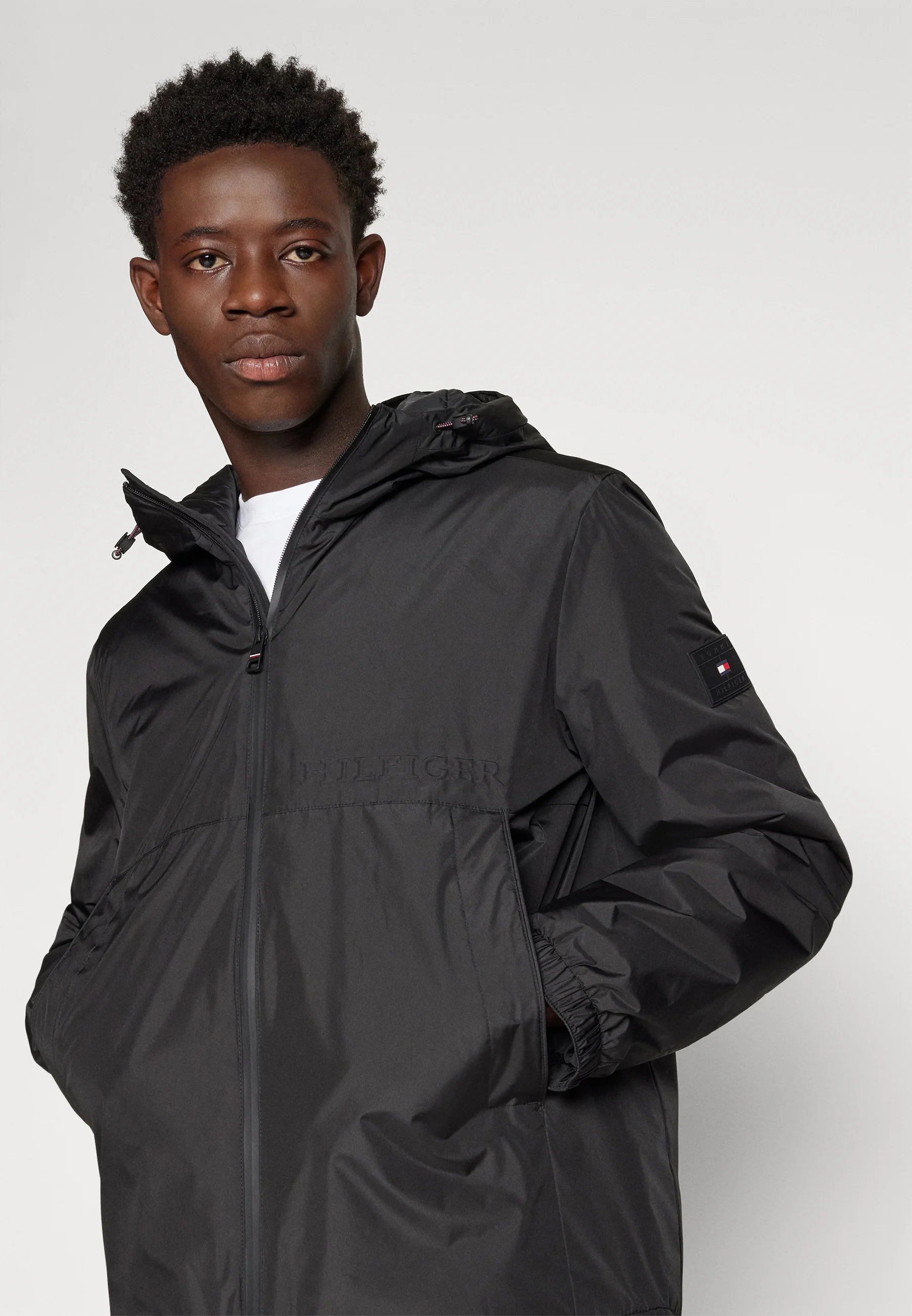 Tommy Hilfiger PORTLAND HOODED JACKET - Chaqueta de entretiempo