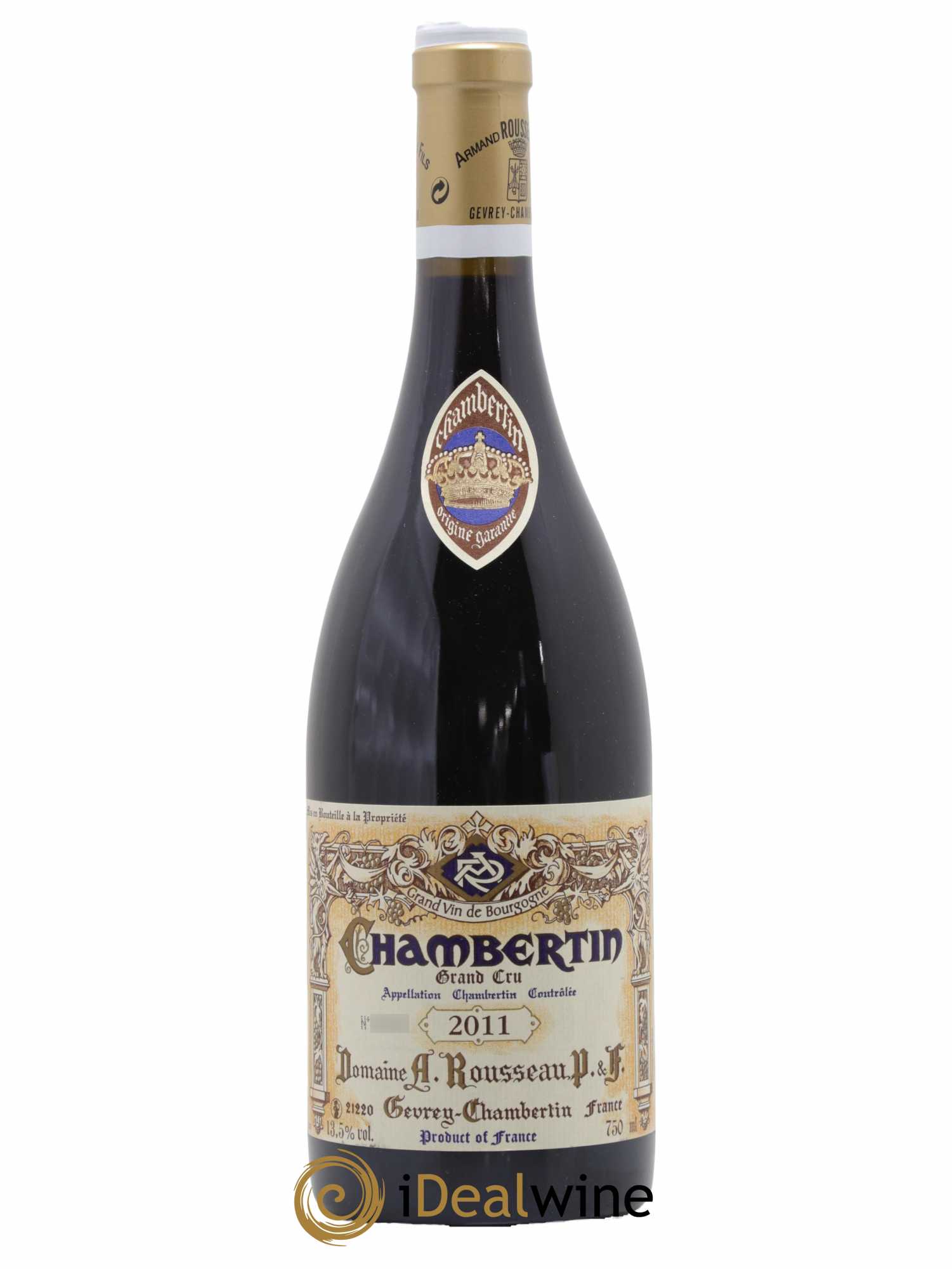 Chambertin Grand Cru Armand Rousseau (Domaine)  2011 - Lot de 1 Bouteille