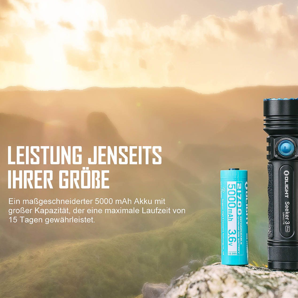 Seeker 3 Pro LED Taschenlampe