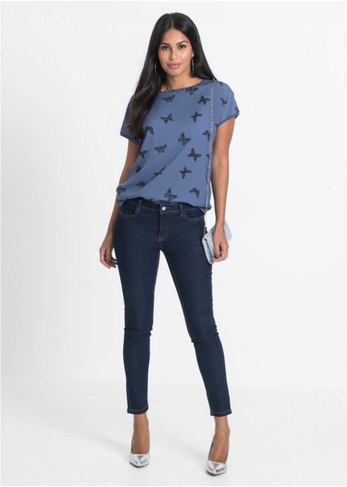 Super-Stretch-Jeans aus leichtem Material
