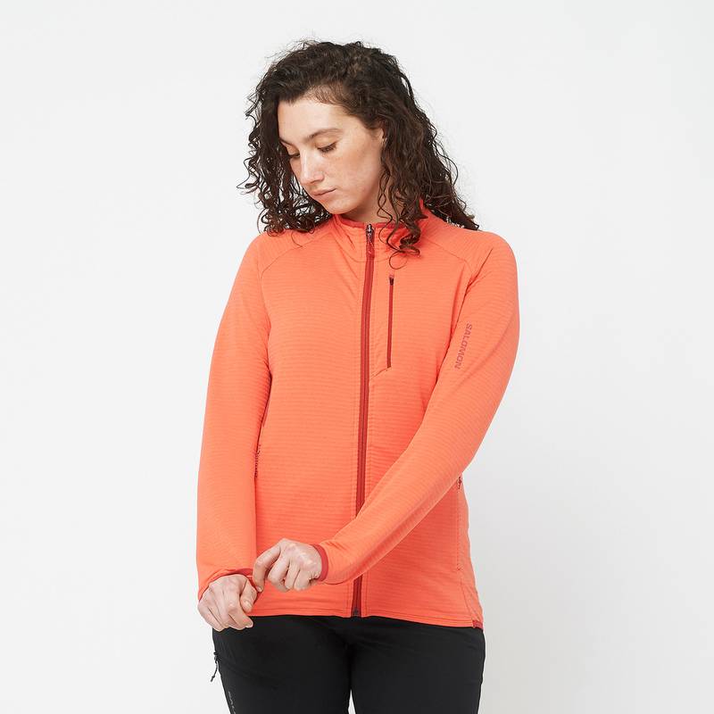 Salomon ESSENTIAL LIGHTWARM Fleecejacke Damen