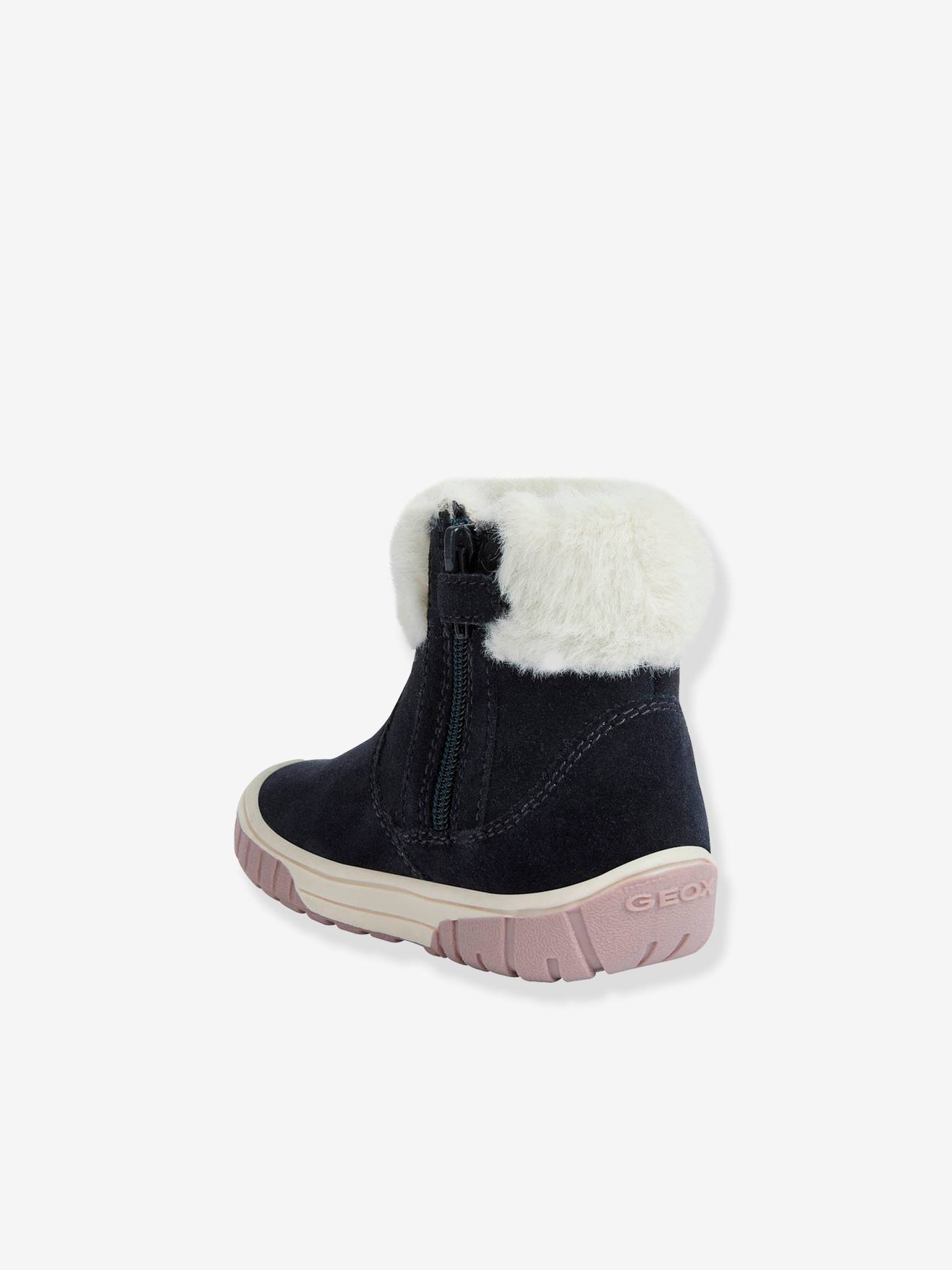 Geox Mädchen Baby Winterboots OMAR GIRL WPF GEOX - marine/weiß