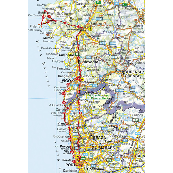 BVR JAKOBSWEG - CAMINO PORTUGUÊS - Wanderführer