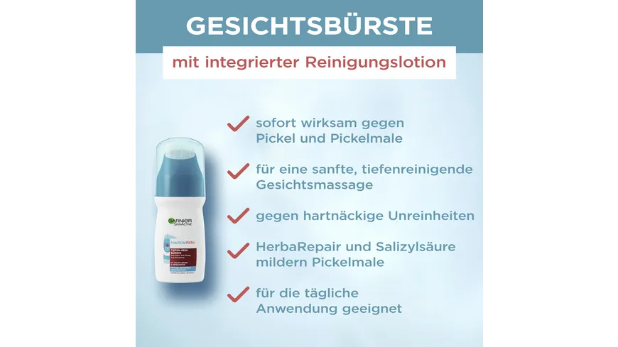 Garnier Skin Active Hautklar Aktiv Tiefen-Rein Bürste 150 ml