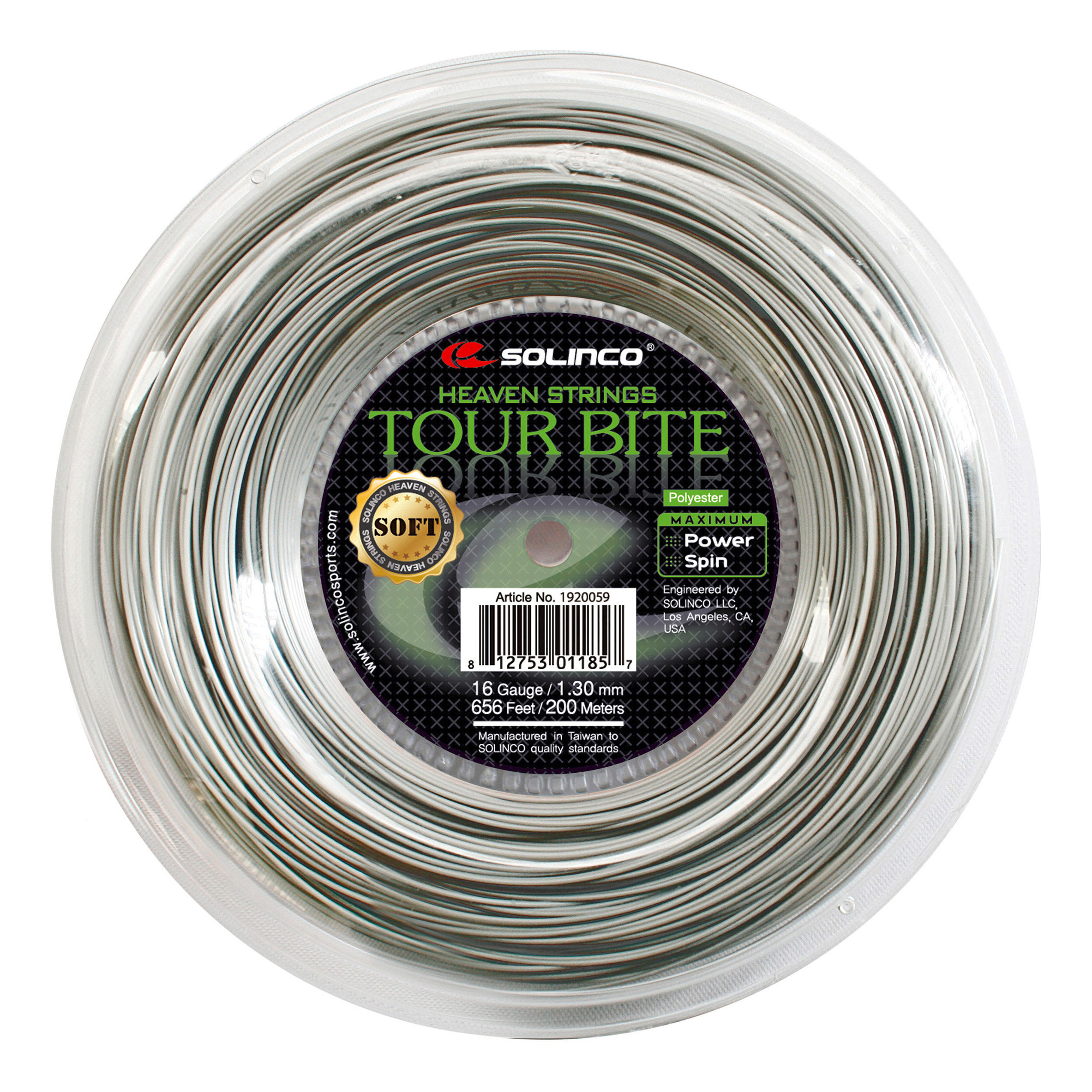 Tour Bite Soft Saitenrolle 200m - Silber