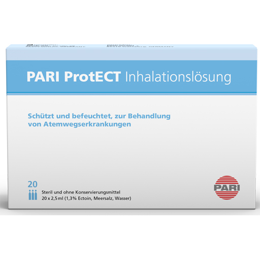 PARI ProtECT Inhalationslösung mit Ectoin Ampullen  20X2.5 ml  Ampullen
