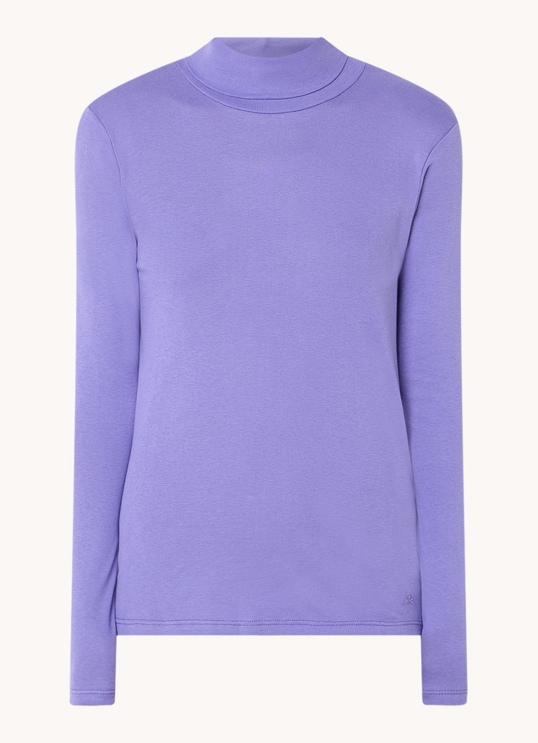 Camicia a maniche lunghe Benetton con colletto
