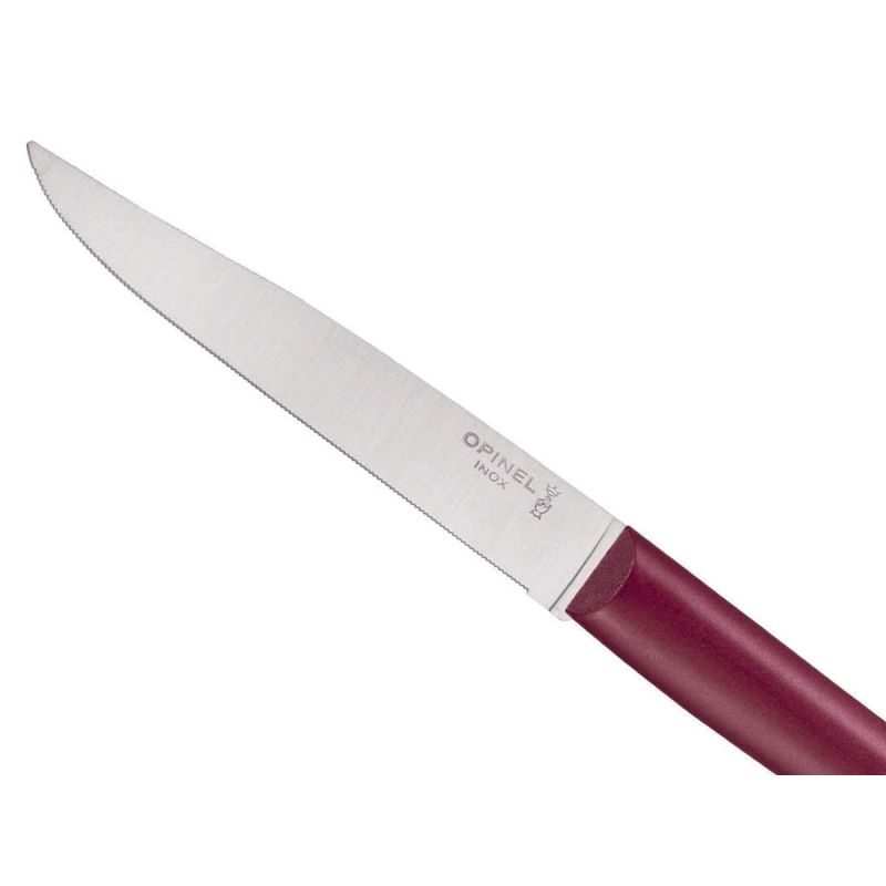 Opinel Steakmesser-Set, Box 12 Stück, Serie Bon-Appétit, Farbe 