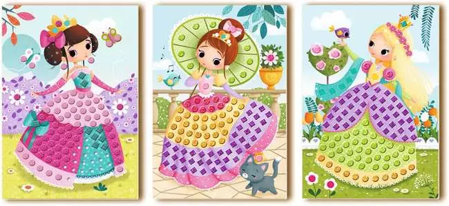 Mosaic Junior Princess - Bastelset für Kinder ab 4 Jahren
