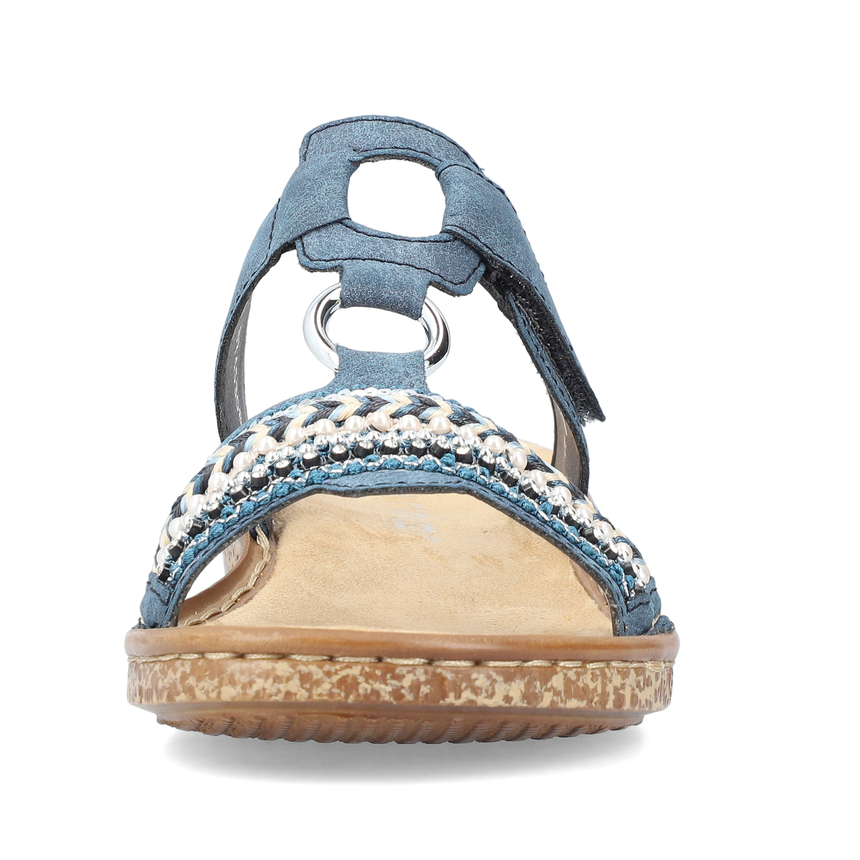 Rieker Damen Pantoletten denimblau