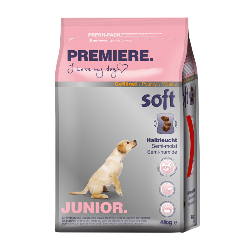 PREMIERE Hundetrockenfutter PREMIERE Soft Junior 4 kg
