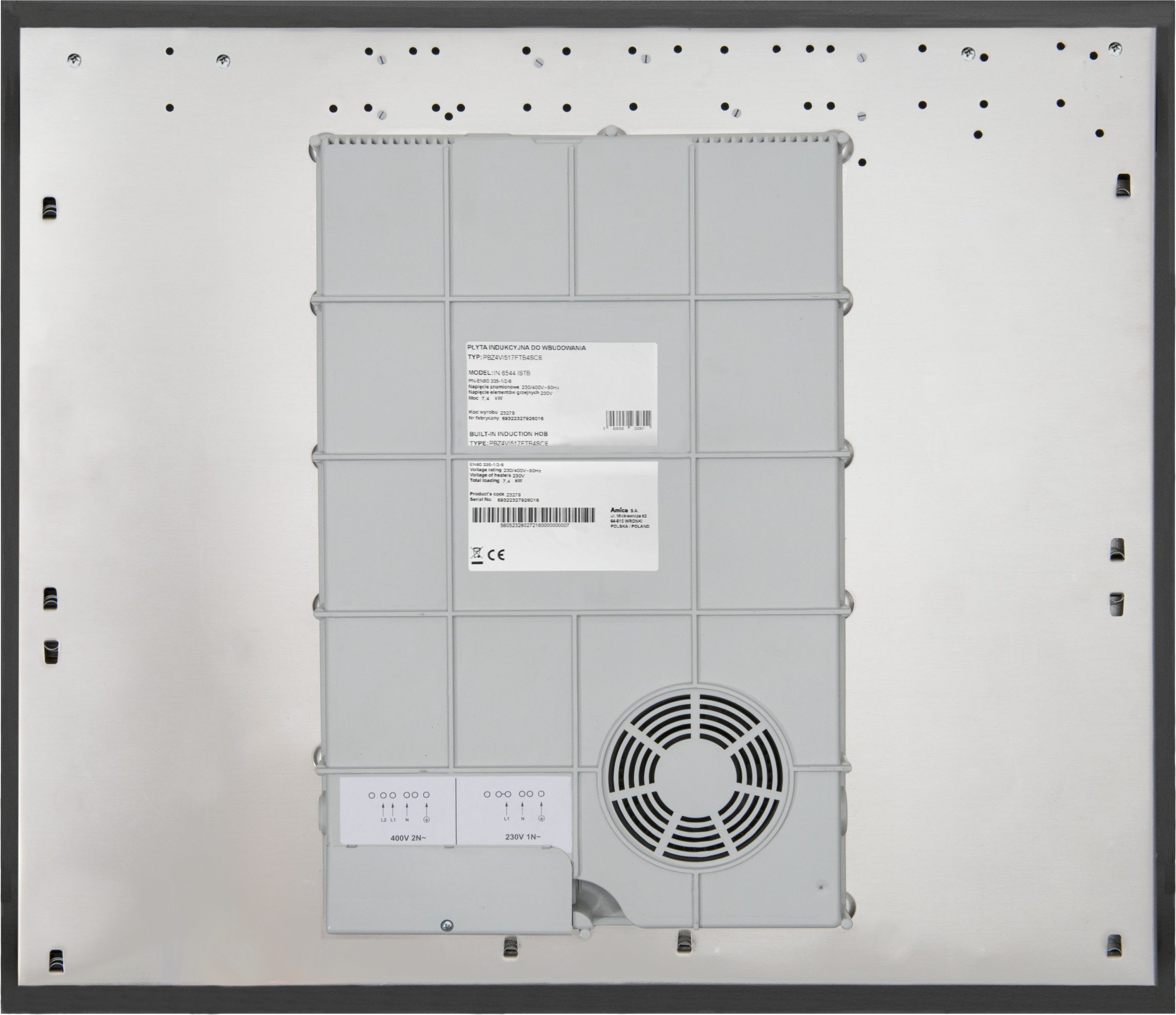 Amica Induktions-Kochfeld KMI 63301 F, Bridge-Funktion