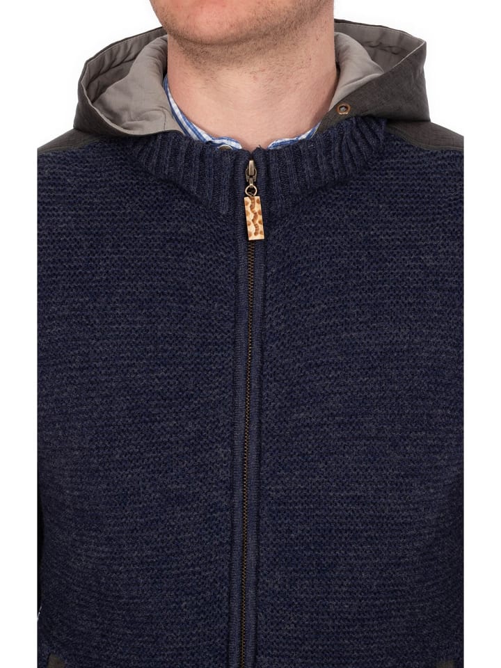 MADDOX Strickjacke BRUNECK in blau günstig kaufen