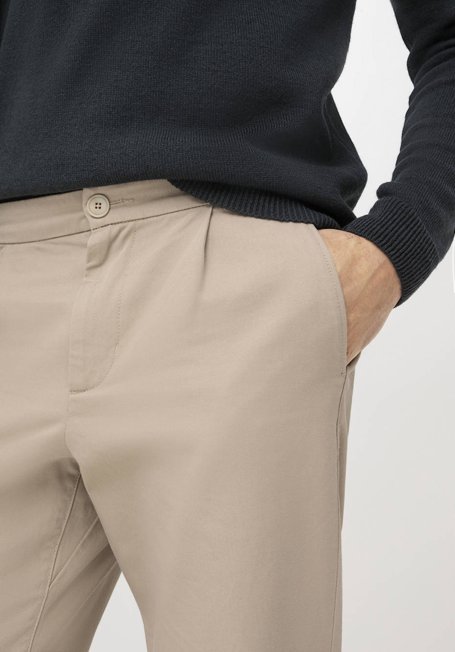 Chino Ron Relaxed aus reiner Bio-Baumwolle