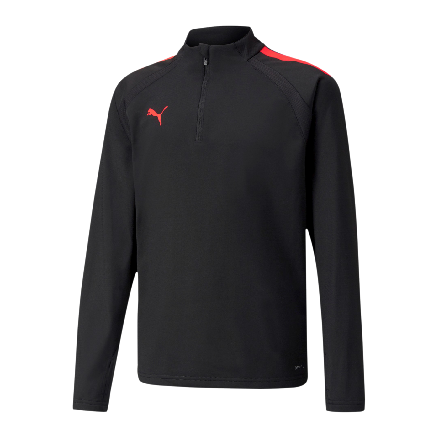 PUMA teamLIGA HalfZip Sweatshirt Kids Schwarz F43