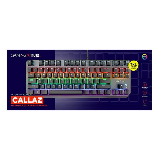 Tastatură de gaming TRUST TKL mecanică CALLAZ
