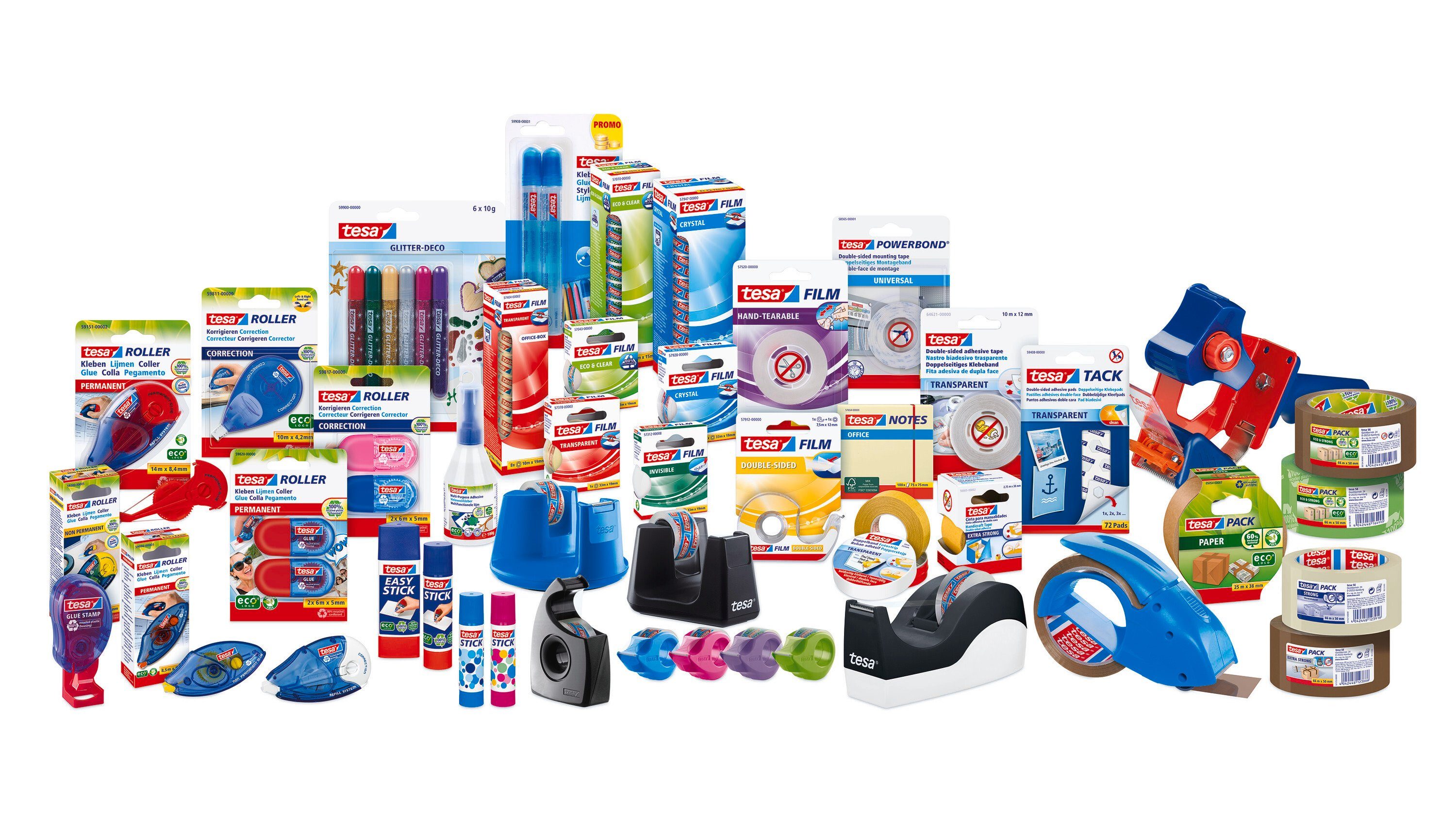 tesa Klebeband tesapack ULTRA STRONG extra starkes Paketklebeband (Spar-Set, 3-St) Packband - einfaches Verpacken & Verschließen - transparent