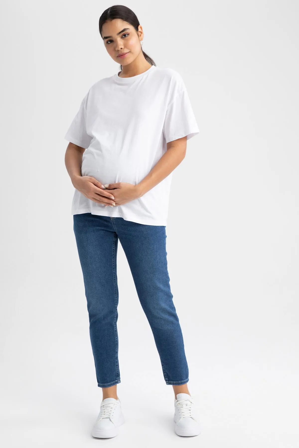 DeFacto  Lange Boyfriend-Umstandshose mit hoher Taille