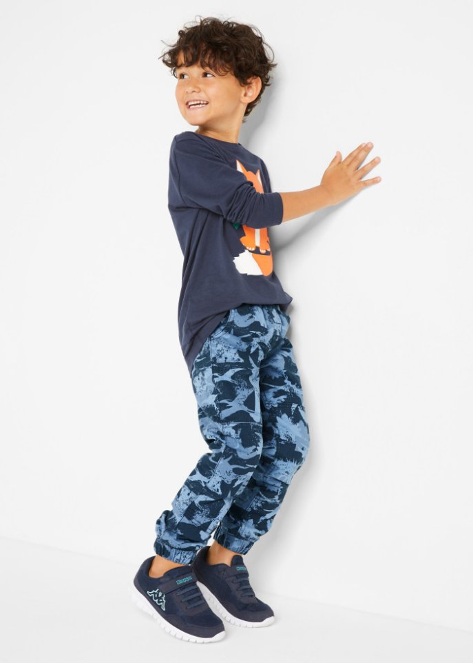 Jungen Thermohose mit Jerseyfutter, Loose Fit