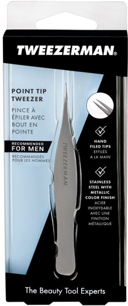 Tweezerman Point Tweezer - Spitze Pinzette, Gunmetal Pinzette