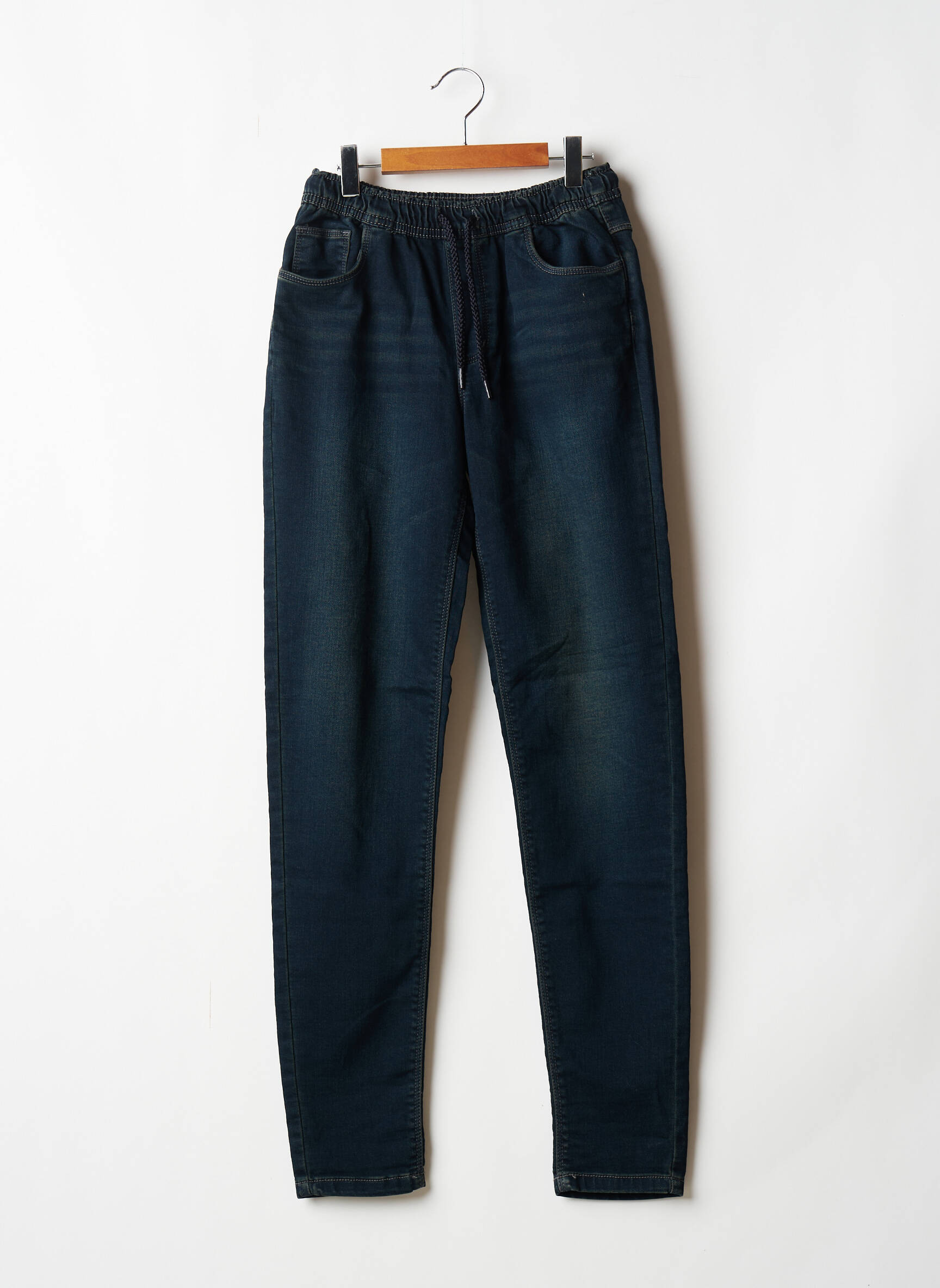 Stooker Jeans Coupe Droite Fille couleur bleu