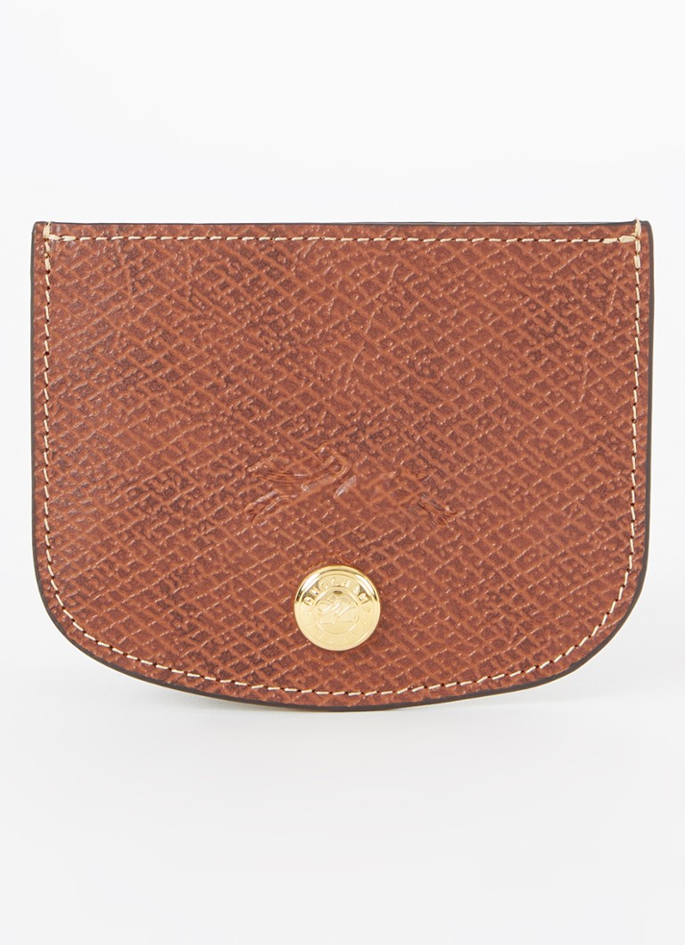 Portcard din piele naturală Longchamp