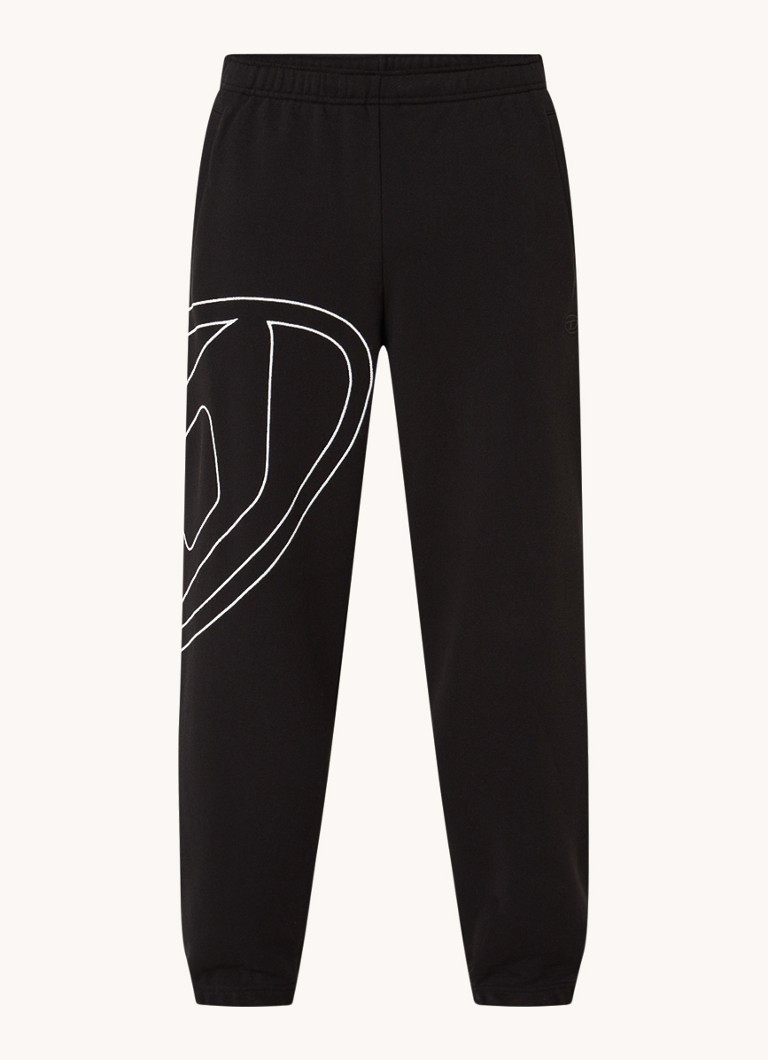 Pantaloni de trening Diesel Marky cu croială dreaptă și logo brodat